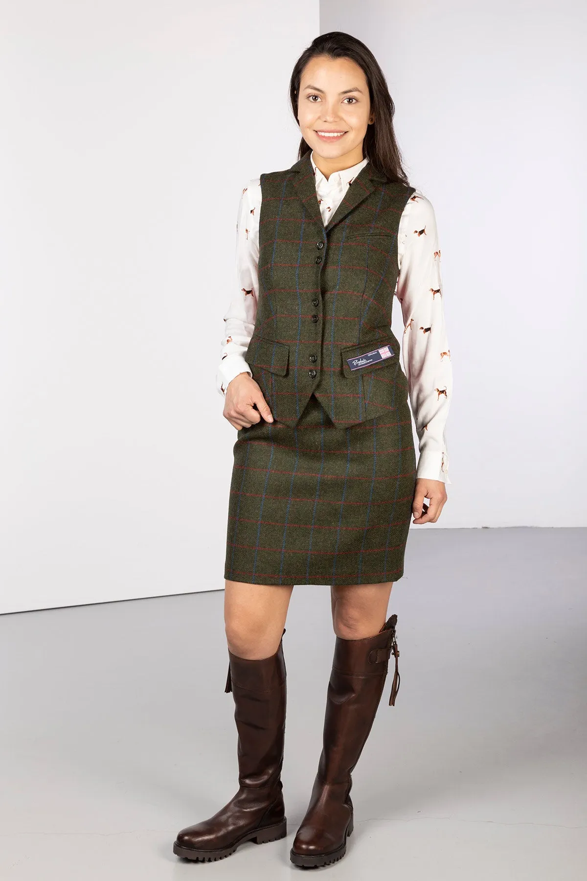 Ladies Limited Edition Tweed Waistcoat - Helen