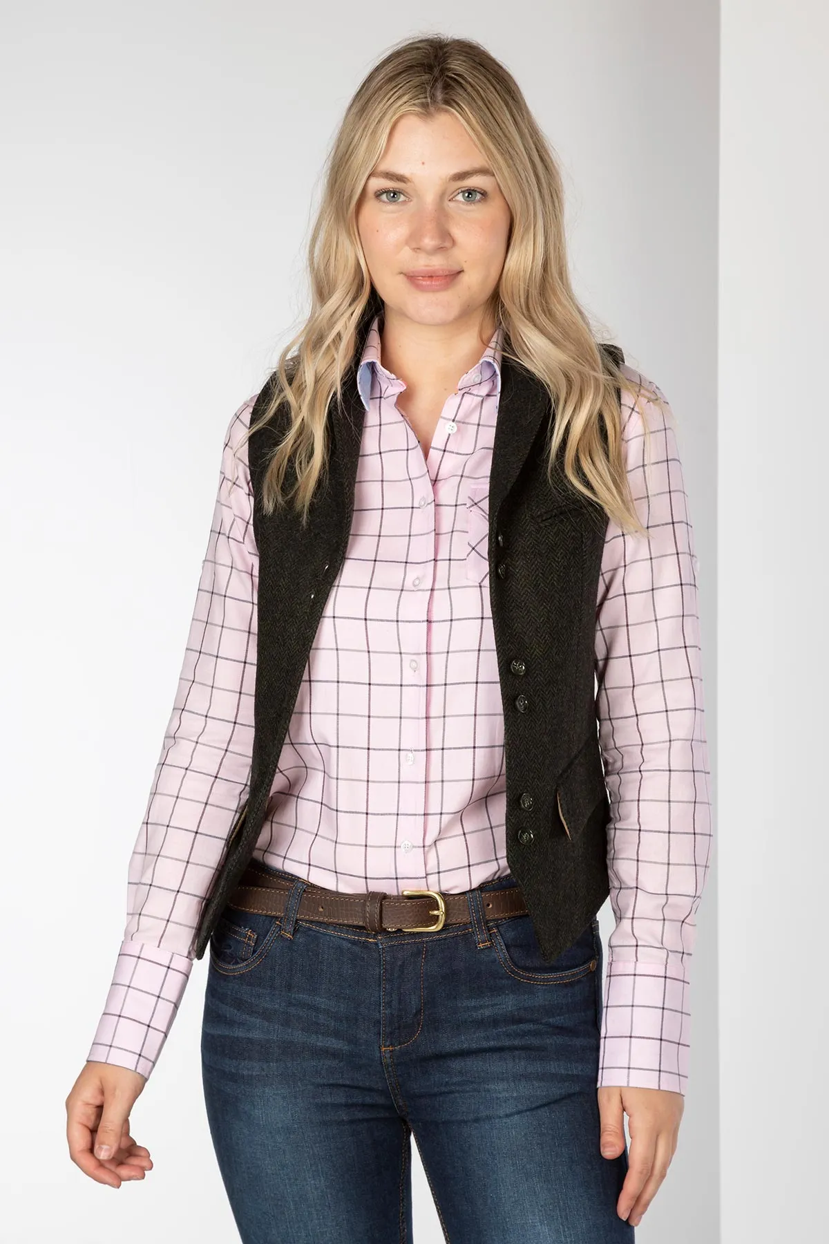 Ladies Limited Edition Tweed Waistcoat - Helen