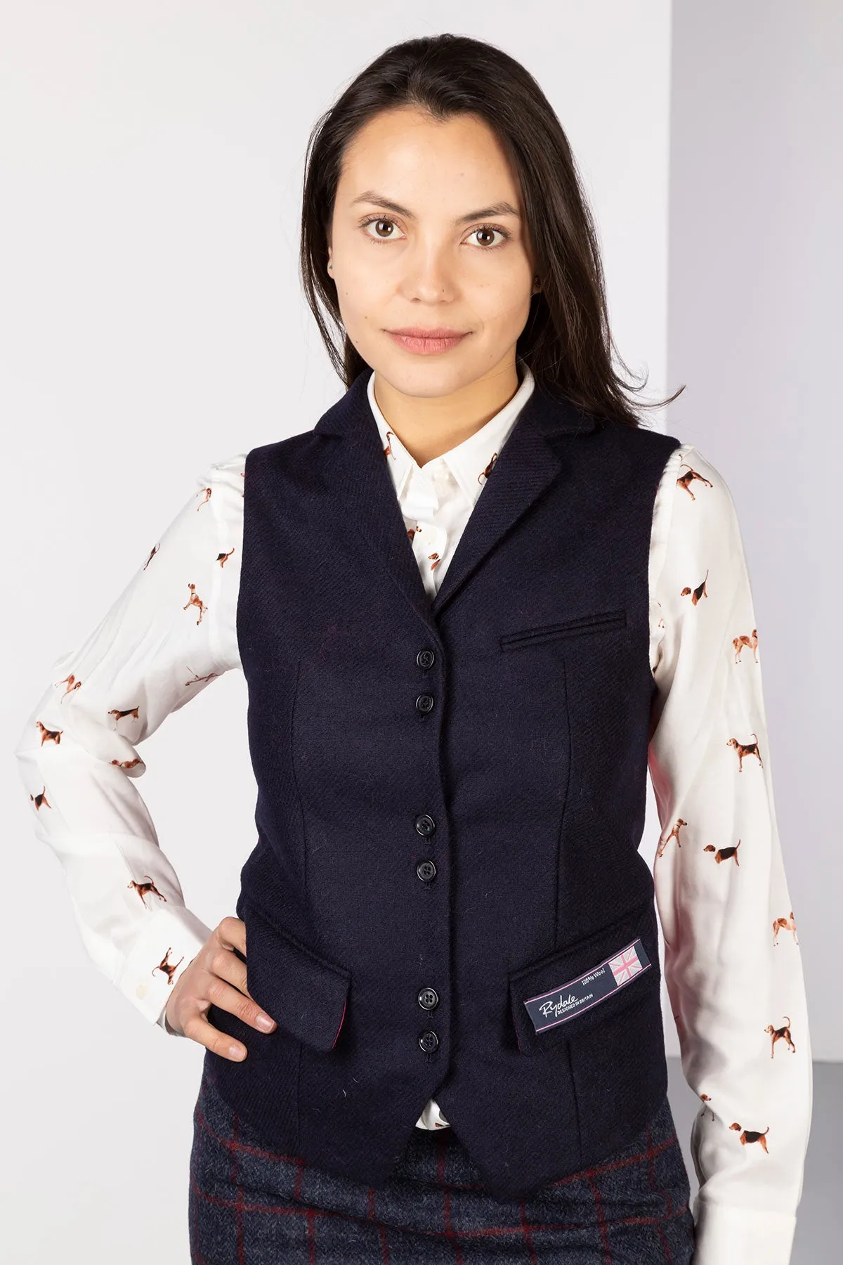 Ladies Limited Edition Tweed Waistcoat - Helen