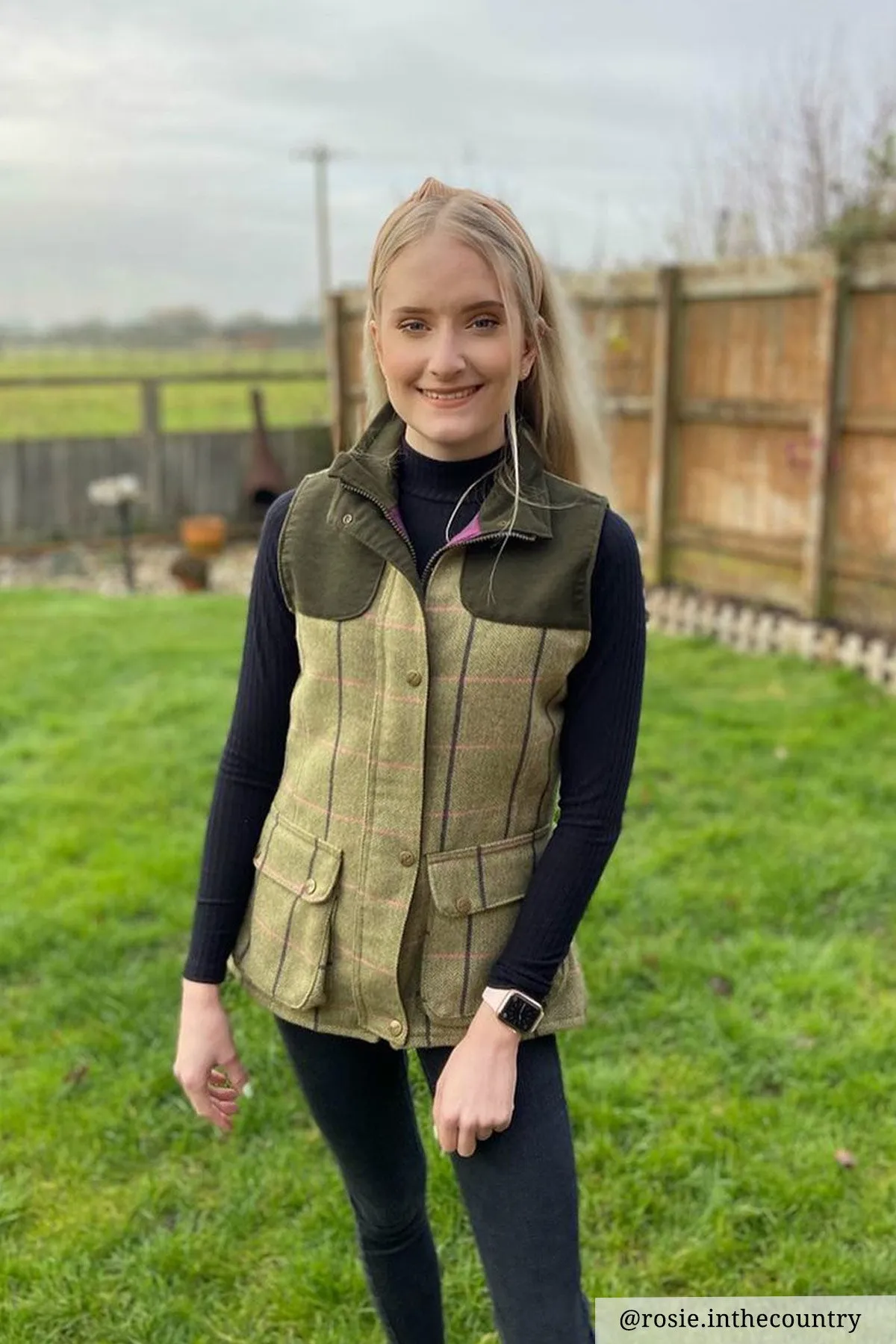 Ladies Tweed Gilet - Bramham II