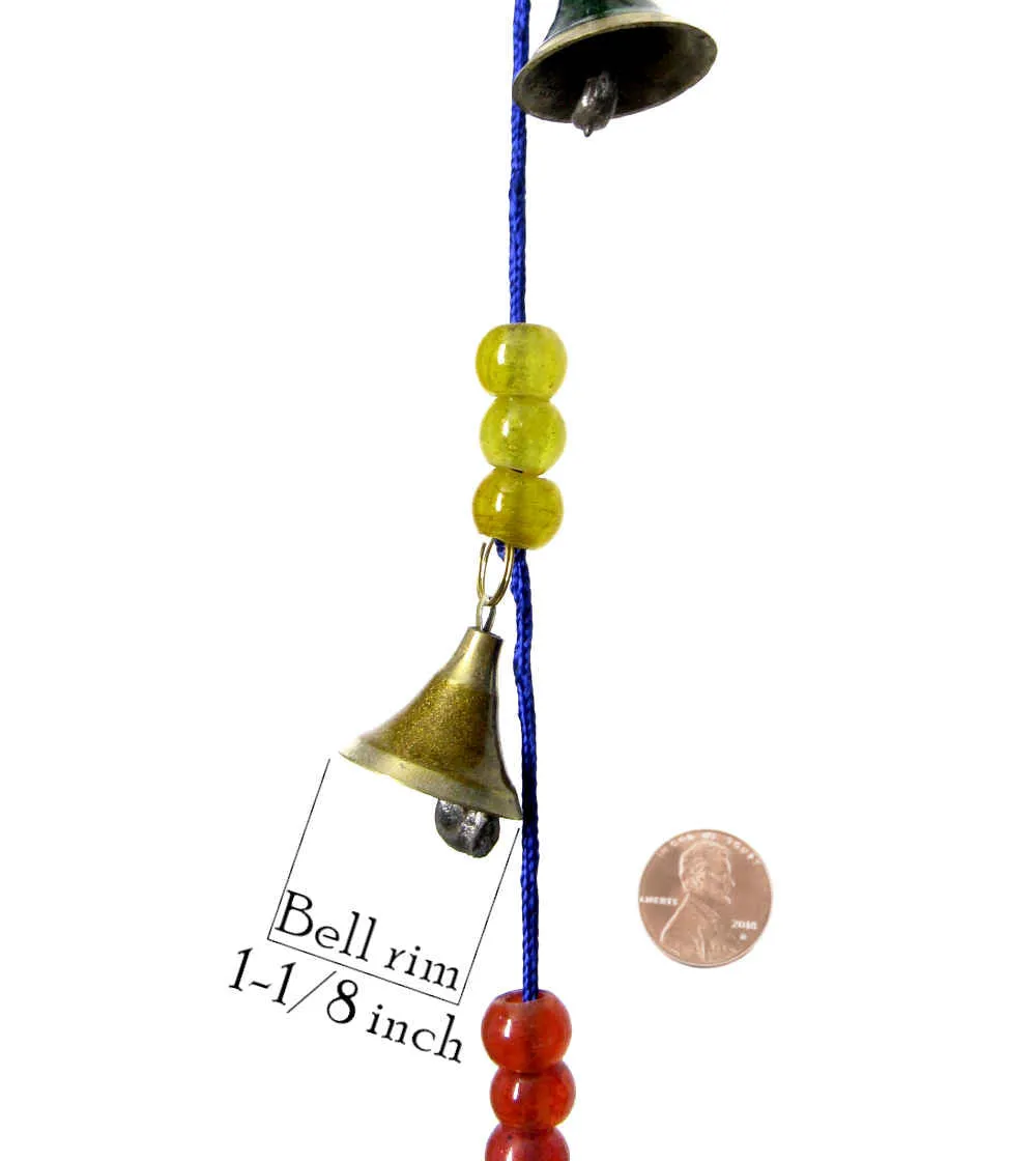 Long 7 Hanging Chakra Bells Wind Chime