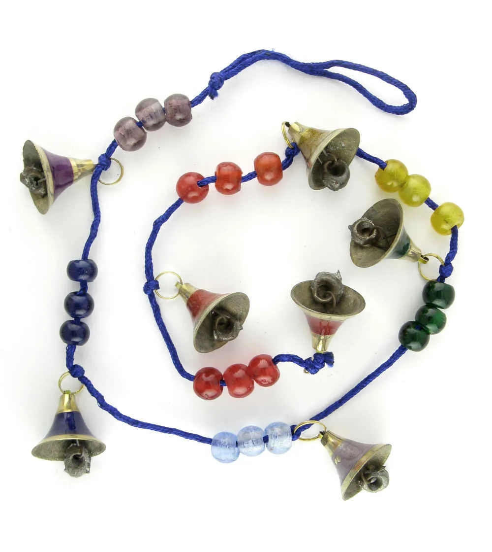 Long 7 Hanging Chakra Bells Wind Chime