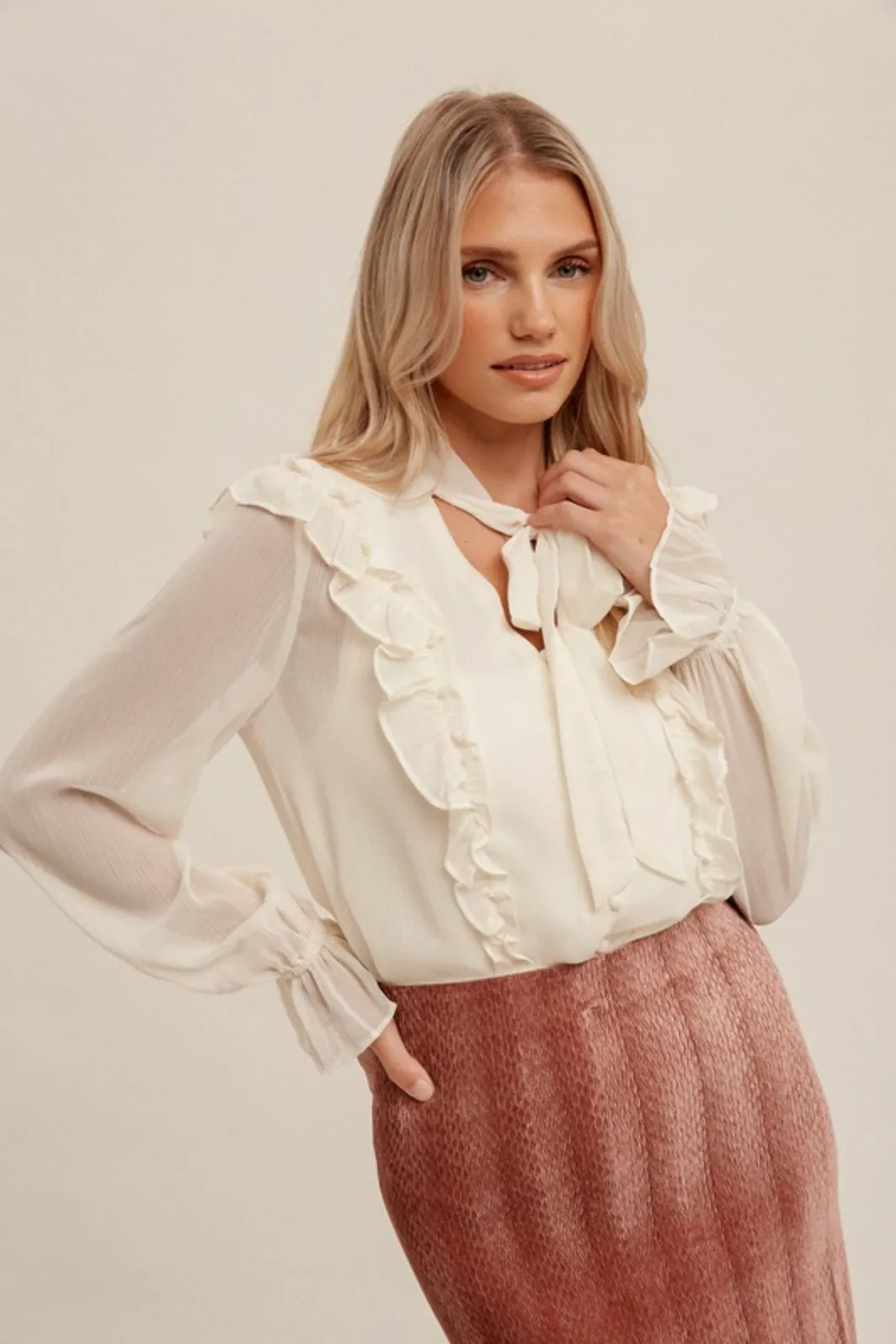 Madison Ruffled Shirt