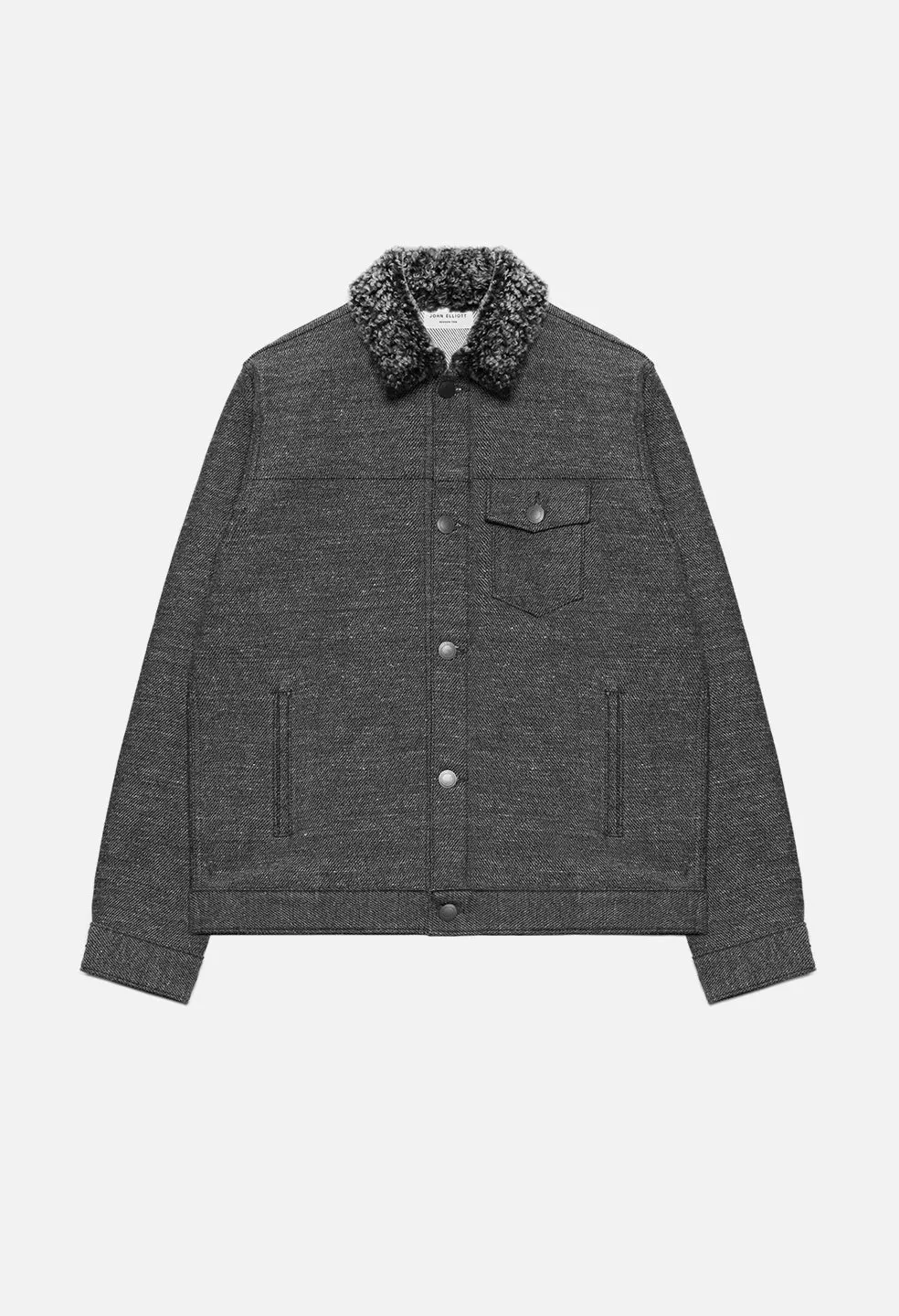 Melange Thumper Jacket / Charcoal