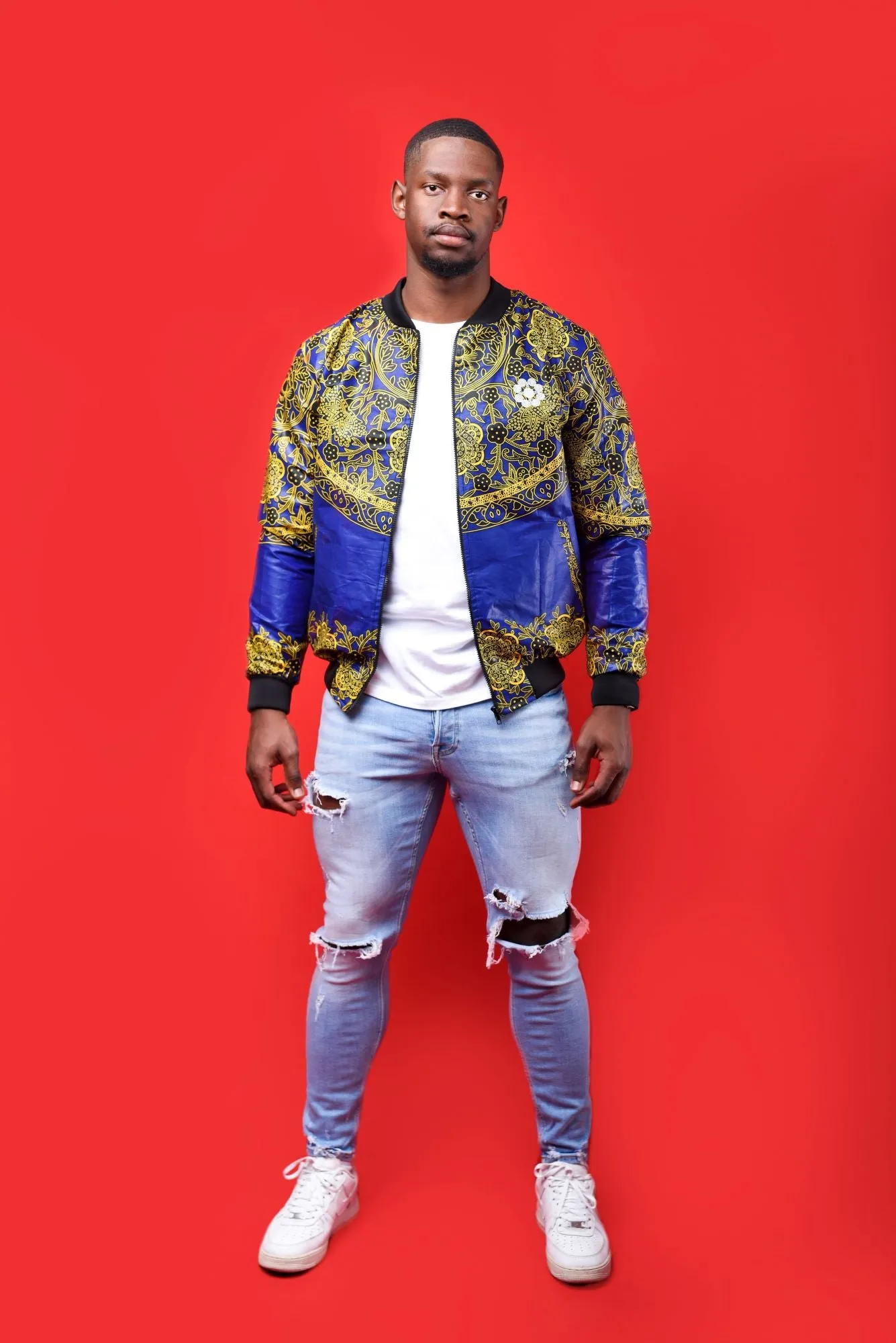 Men's -  Mandala Summer Bomber Jacket