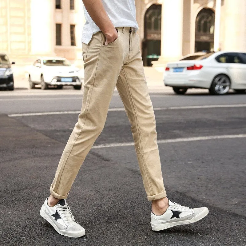 MRMT  Brand New Casual Men's Trousers Stretch Men Trousers Pants for Male Skinny Small Feet Man Trouser Pant Mens Clothing