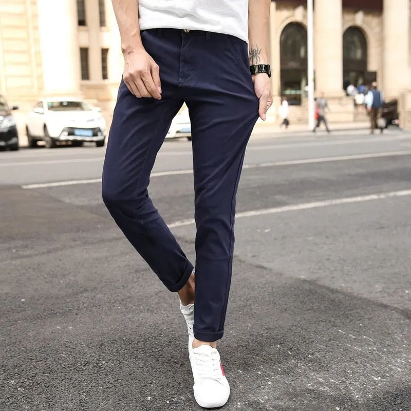 MRMT  Brand New Casual Men's Trousers Stretch Men Trousers Pants for Male Skinny Small Feet Man Trouser Pant Mens Clothing