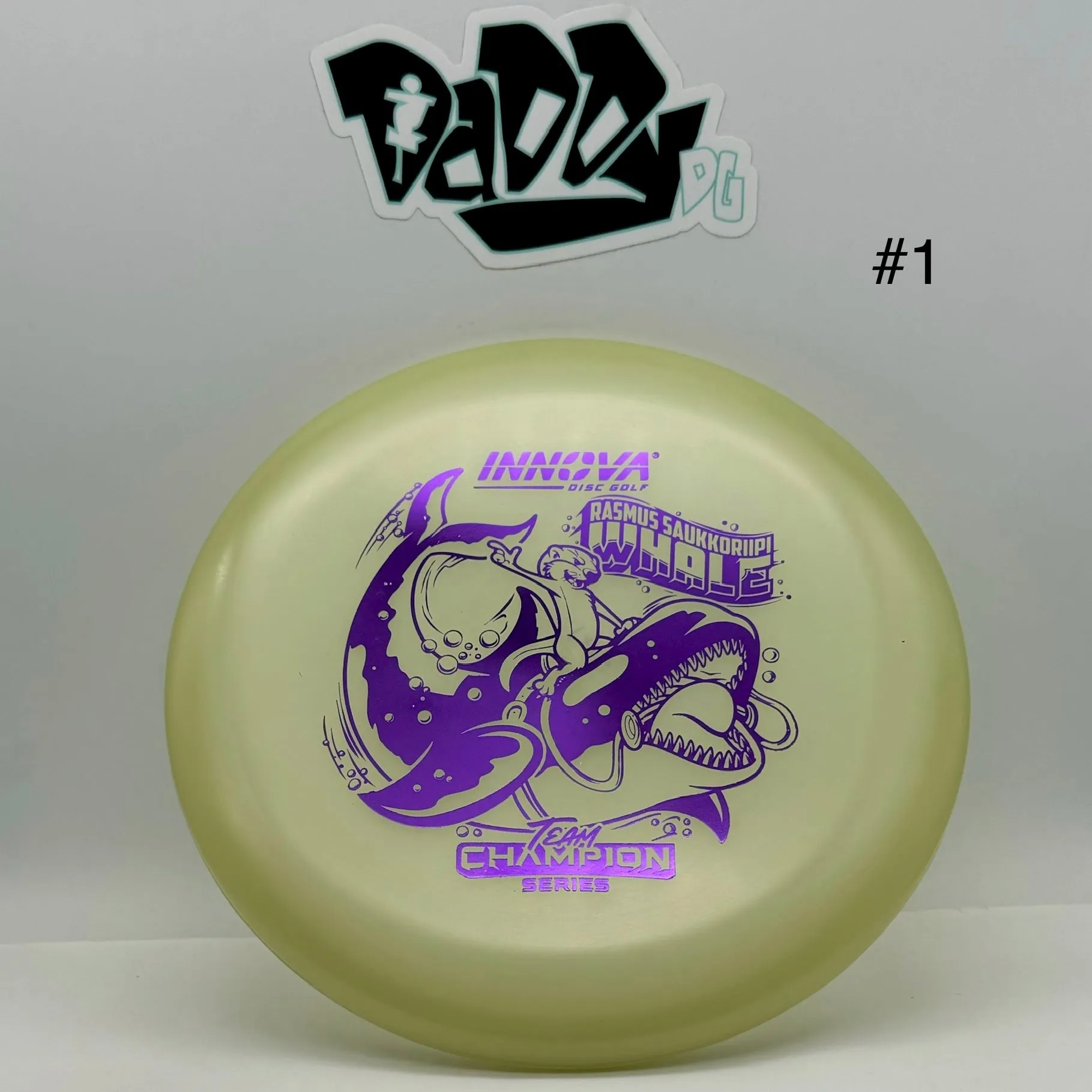 ****NEW Innova Proto Glow Champion Whale Rasmus Saukkoriipi 2024 Team Series Putt & Approach