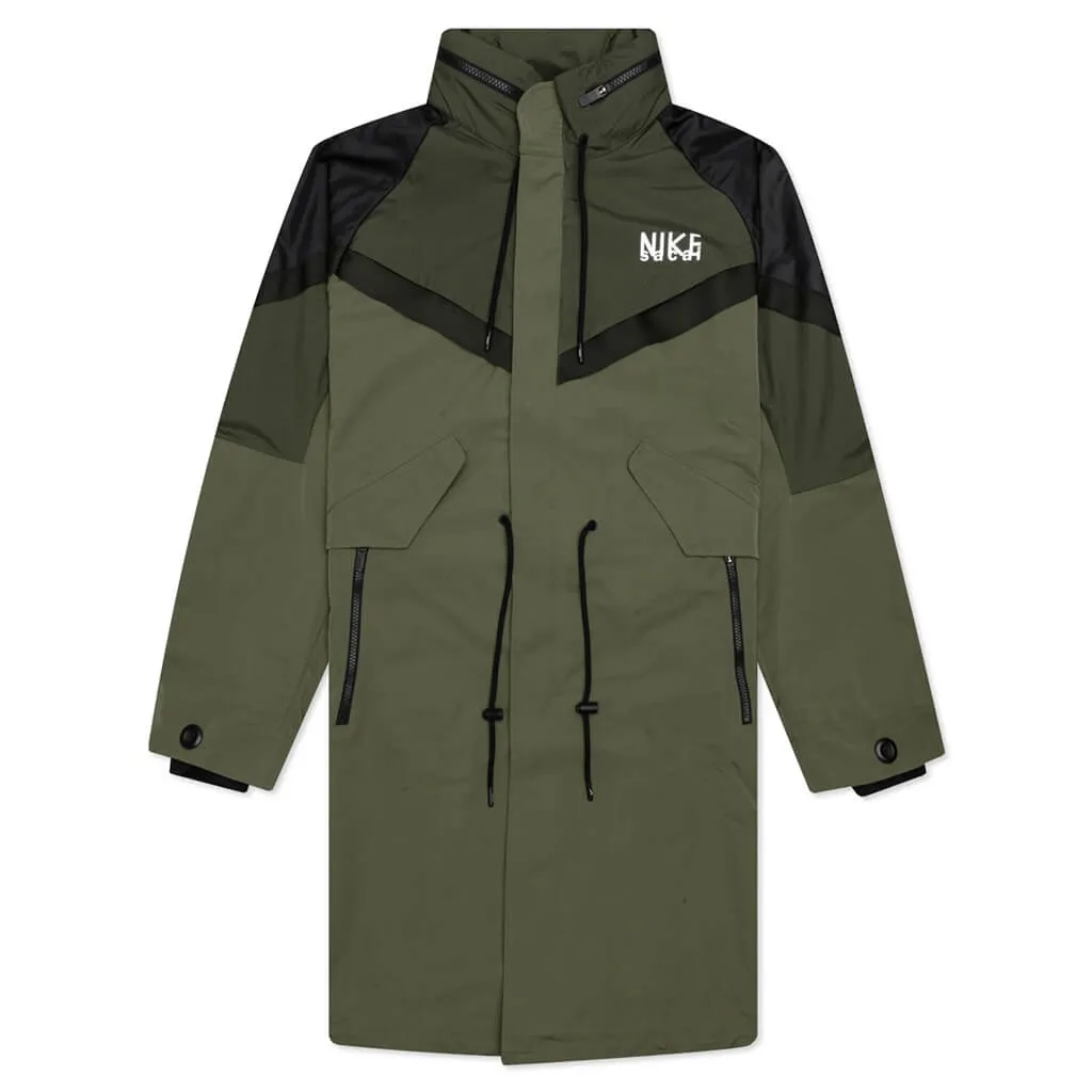 Nike x Sacai NRG Trench Jacket - Medium Olive