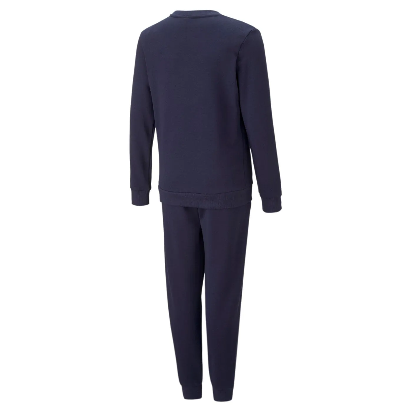 Puma boy's tracksuit with crew-neck sweatshirt and trousers with ankle cuff Logo Sweat TR B 670885 06 blue