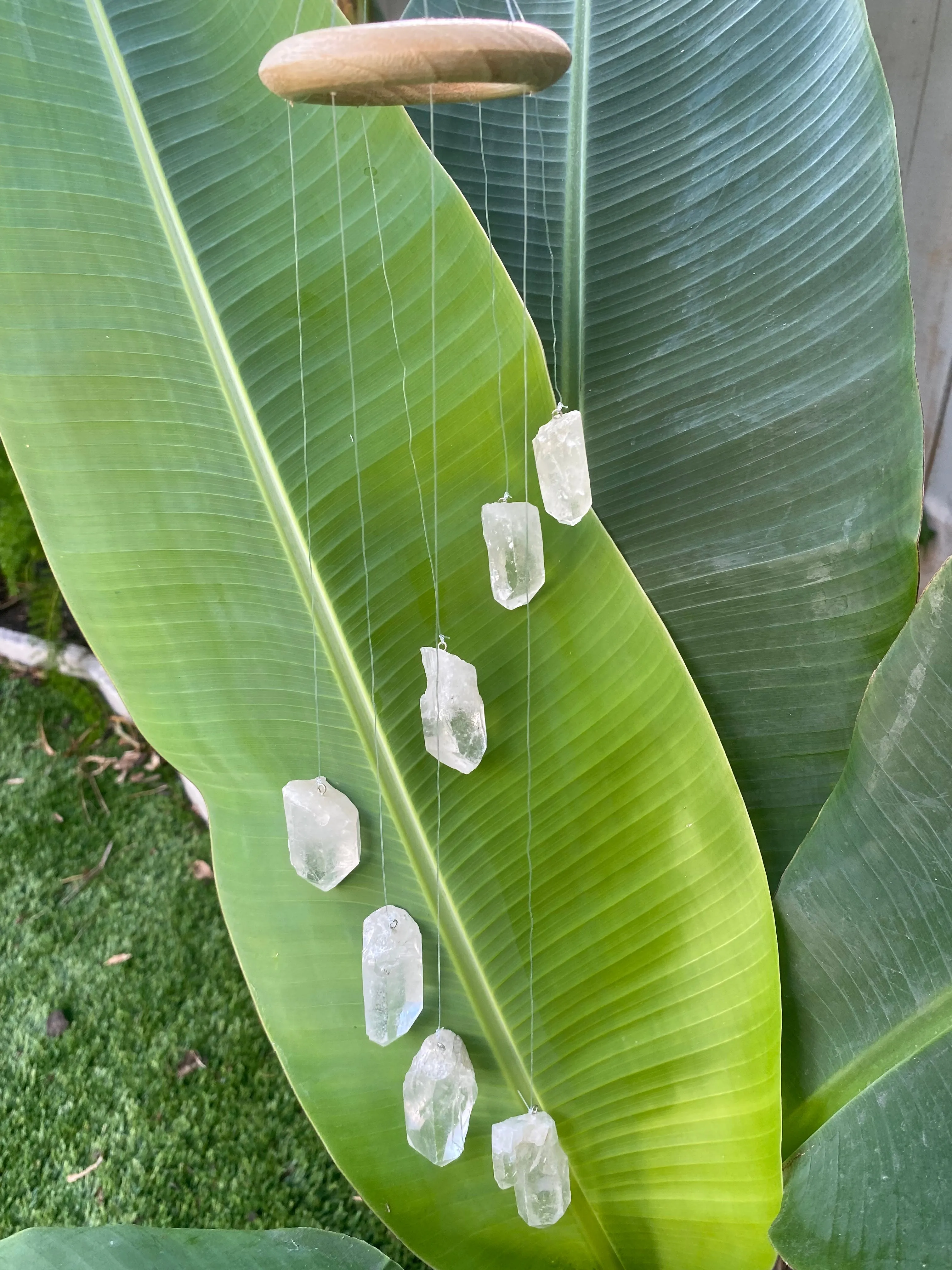 Quartz Point Wind Chime Mobile