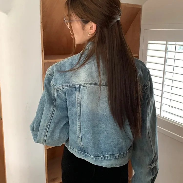 Retro Blue Denim Jacket