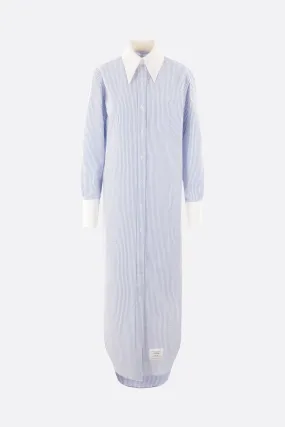 seersucker shirt dress