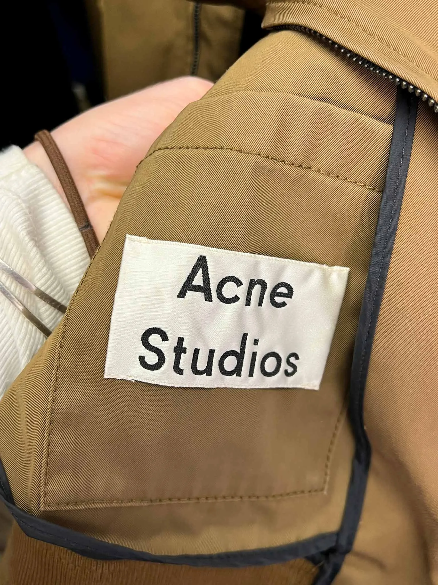 Size M - Acne Studios Brown Musik Bomber Jacket