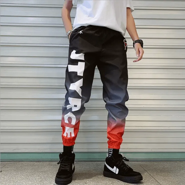 Streetwear Hip hop Joggers Pants Men Loose Harem Pants Ankle Length Trousers Sport Casual Sweatpants White Techwear