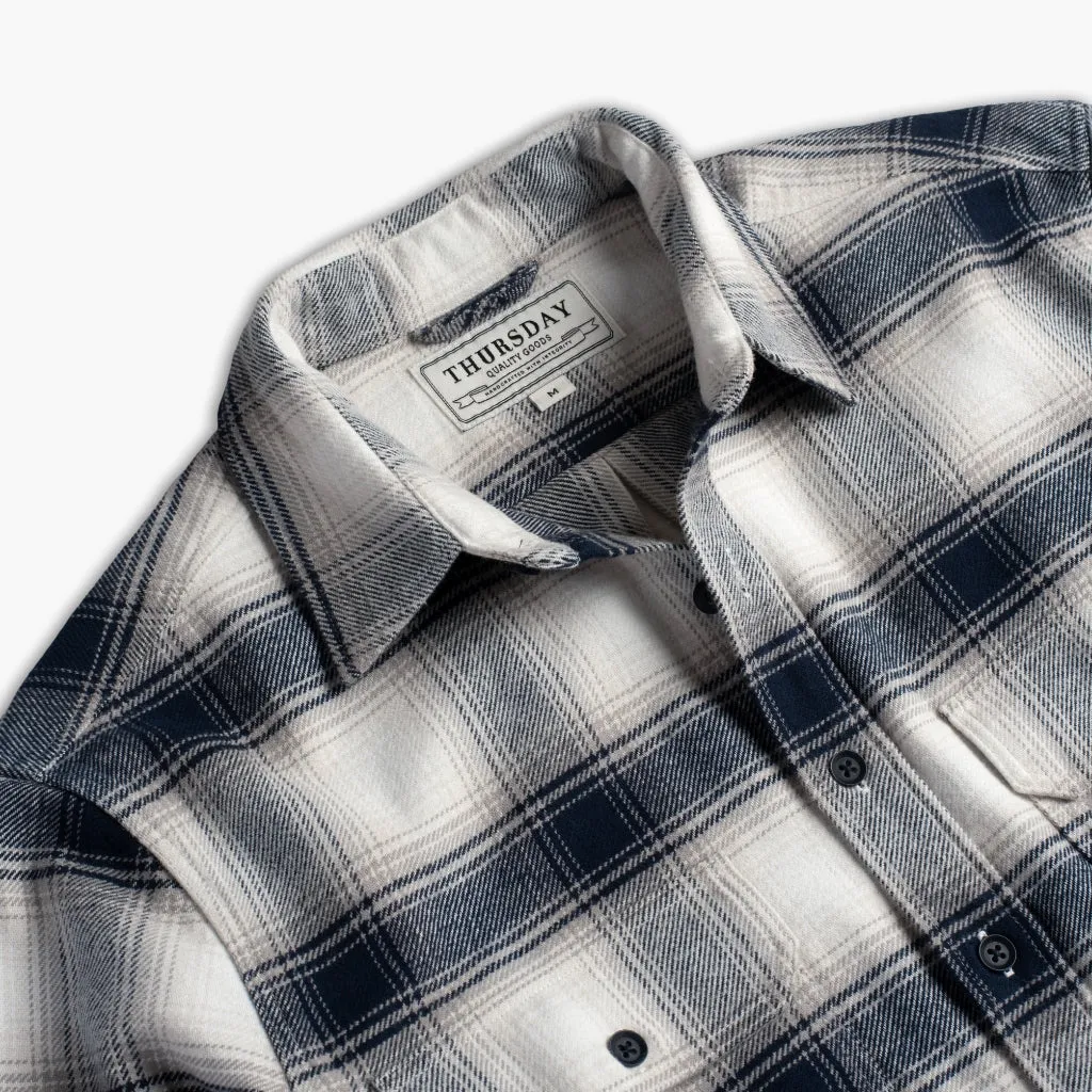 Summit Flannel Shirt | Coastal Blue