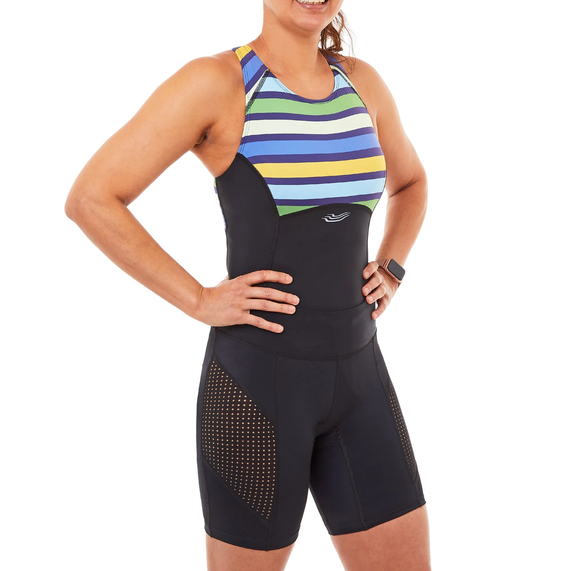 Swell & Champion Swimsuit and Tri Shorts Set