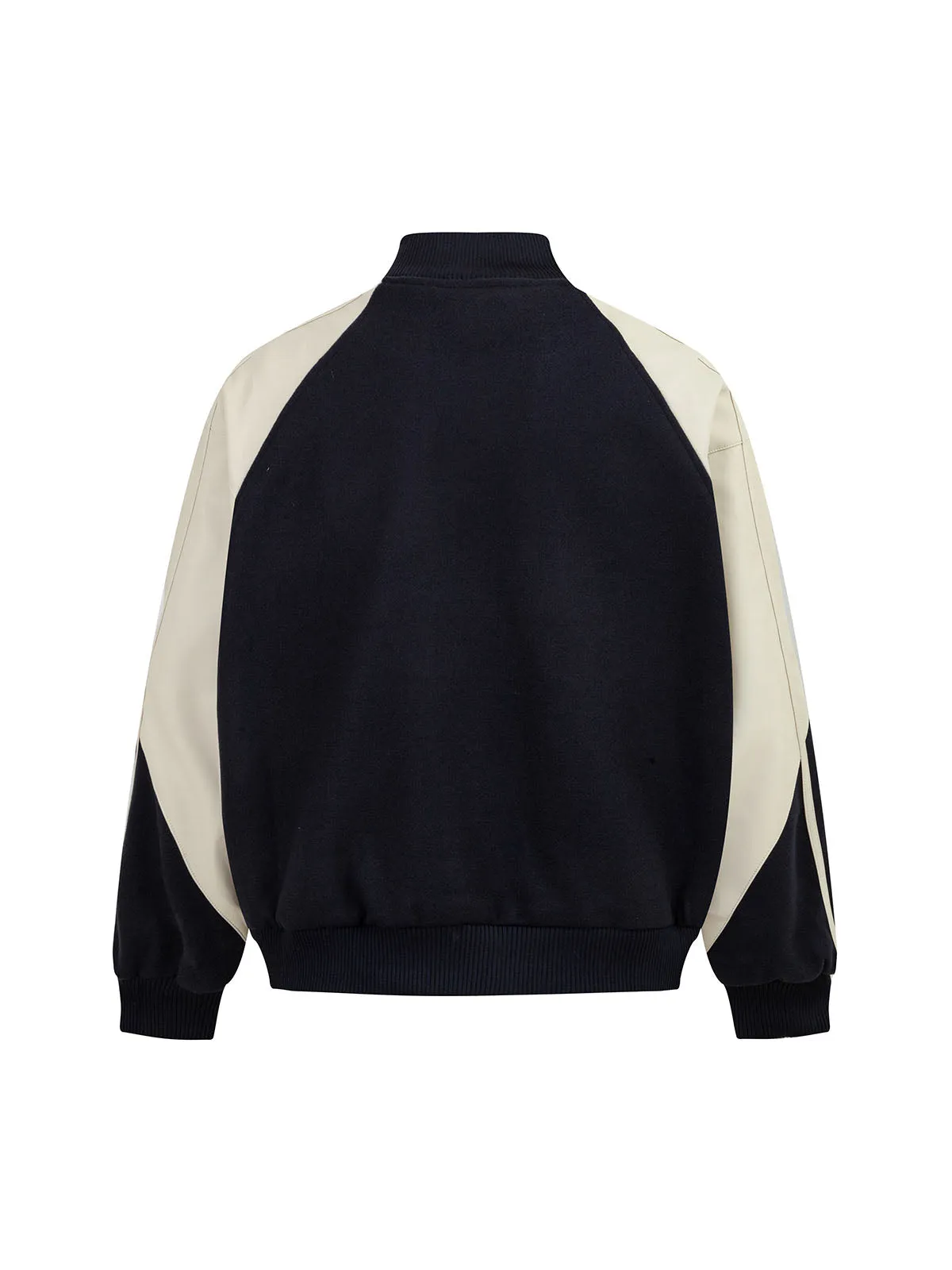 Thesupermade Contrast Stitching Bomber Jacket