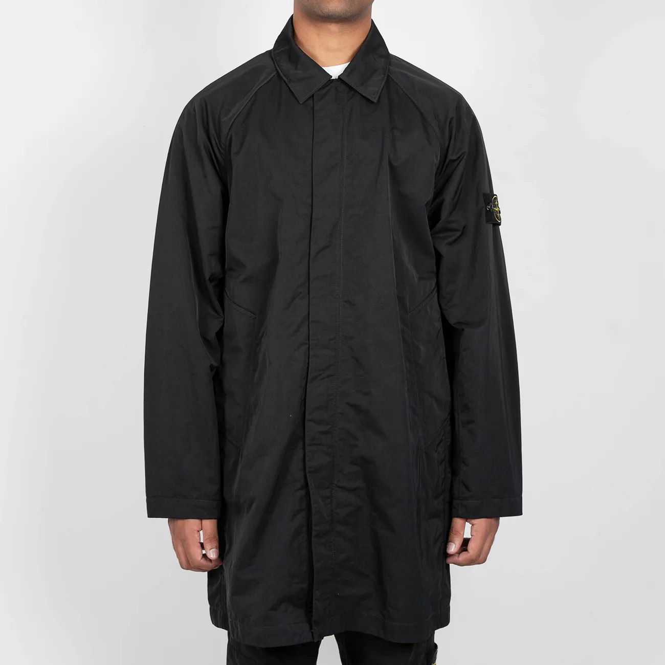 TRENCH HYPER DENSE NYLON RASO BLACK 2978