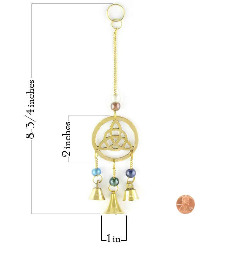 Triquetra Wind Chime With Three Bells