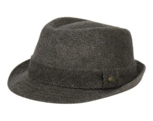 Tweed Herringbone Fedora