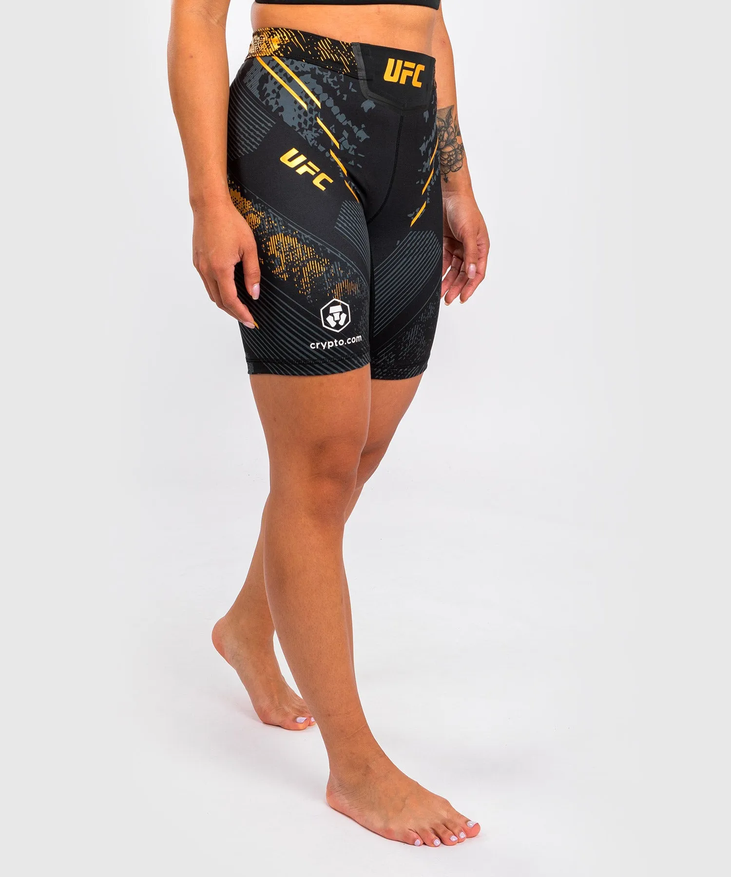 UFC Adrenaline by Venum Authentic Fight Night Women’s Vale Tudo Short - Long Fit - Champion