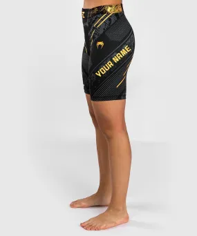 UFC Adrenaline by Venum Personalized Authentic Fight Night Women’s Vale Tudo Short - Long Fit - Champion