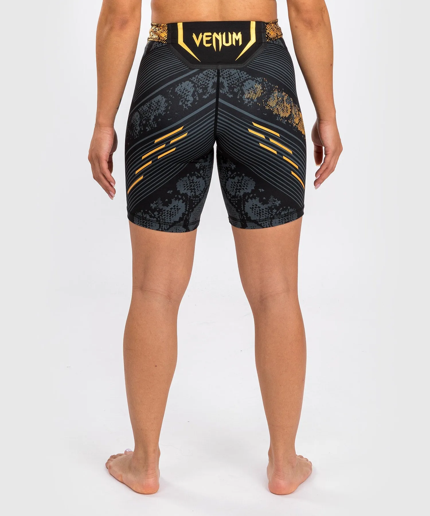 UFC Adrenaline by Venum Personalized Authentic Fight Night Women’s Vale Tudo Short - Long Fit - Champion