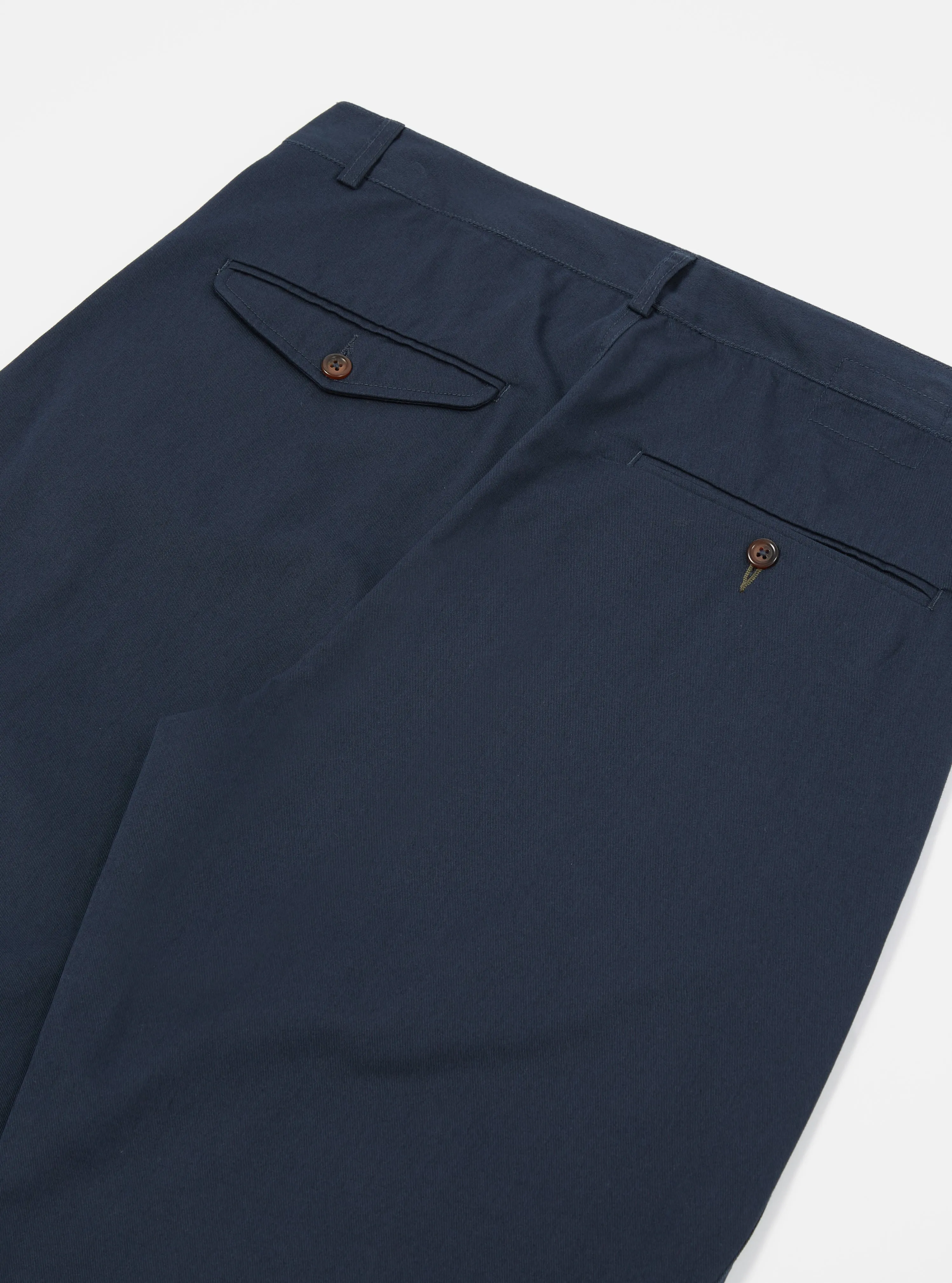 Universal Works Curved Pant in Navy Twill