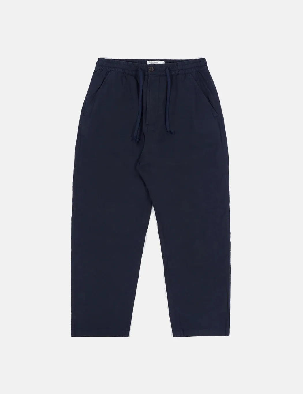 Universal Works Hi Water Trousers (Summer Fine Canvas) - Navy Blue