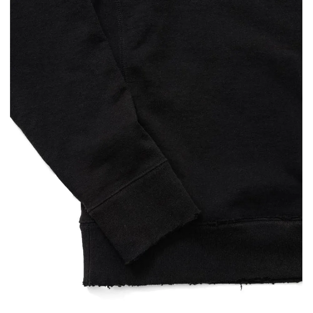 WIND AND SEA DAMAGE SWEAT-BLACK