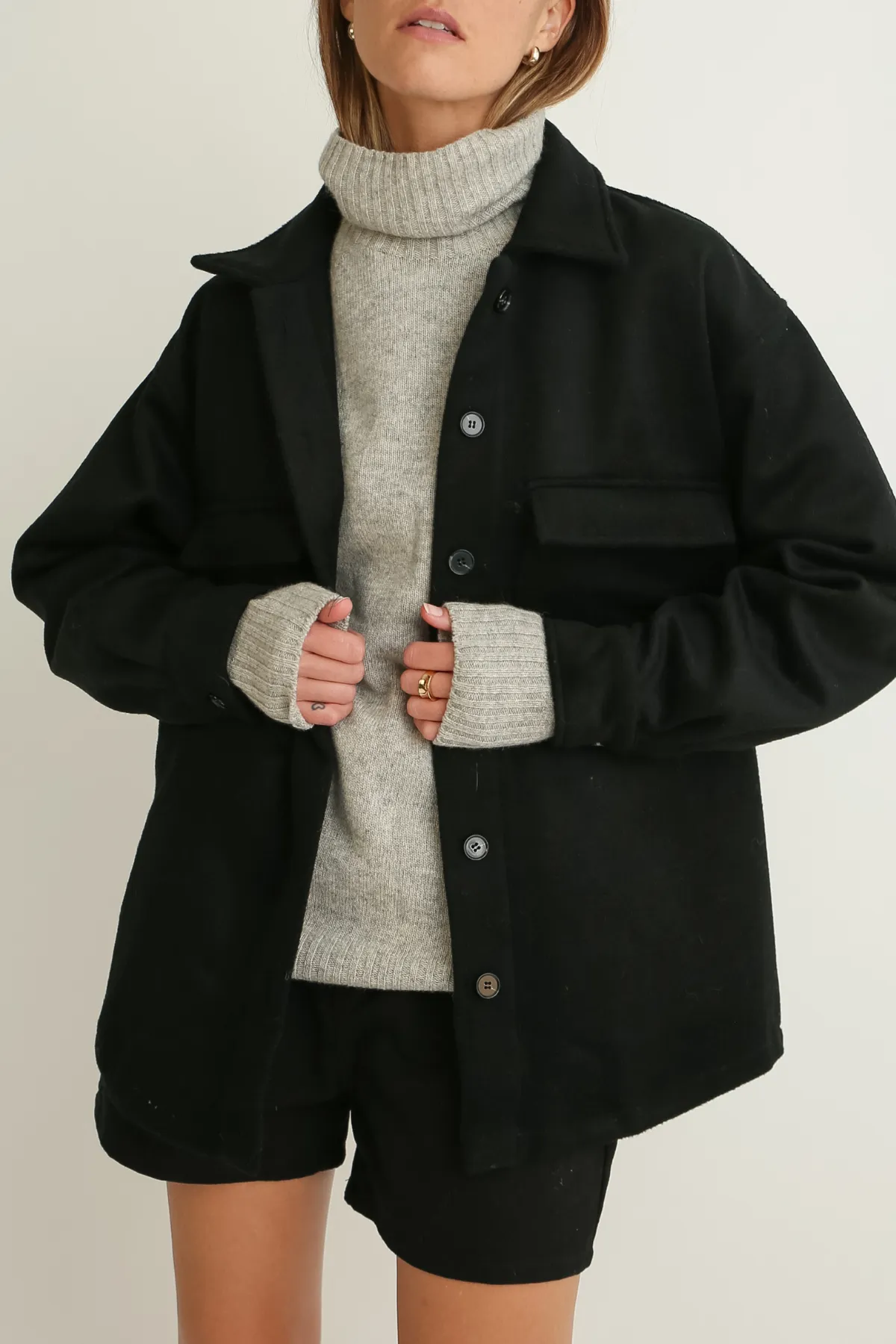 Wool Shirt Jacket